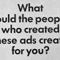What could the people who created these ads…, cover