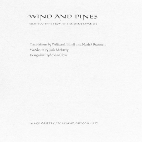 Wind & Pines: Translation from the Ancient Japanese