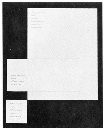 Hayett, letterhead, envelope, card