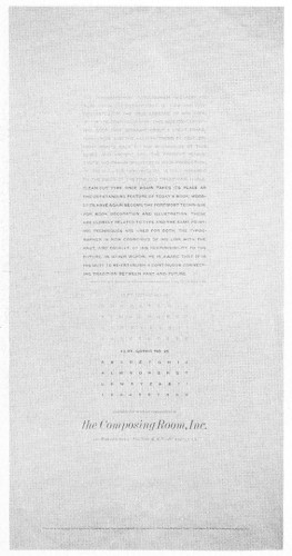 Gothic no. 25 and no. 26 Poster from Typography & Paper Series