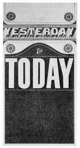Yesterday and Today