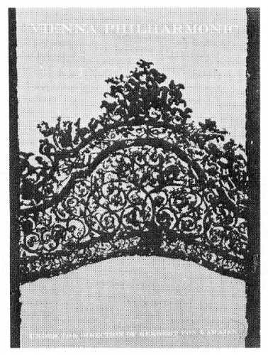 Vienna Philharmonic, program cover