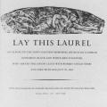 Lay This Laurel