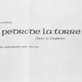 Pedro de la Torre: Doctor to Conquerors