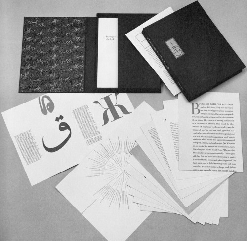 Homage to the Book