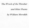 The Wreck of the Thresher and Other Poems