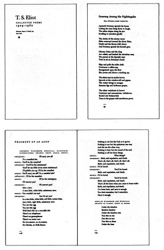 T.S. Eliot: Collected Poems 1909–1962