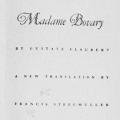 Madame Bovary