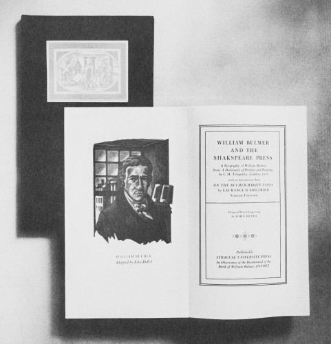 William Bulmer and The Shakespeare Press, A biography of William Bulmer