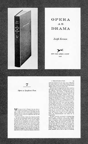 Opera as Drama