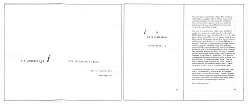 Six Nonlectures