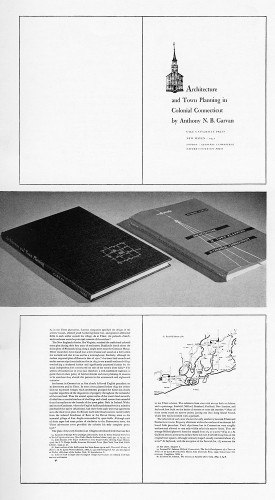Architecture and Town Planning in Colonial Connecticut