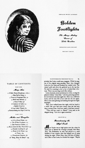 Golden Footlights, The Merry-Making Career of Lotta Crabtree
