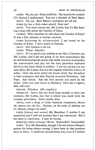 Back to Methuselah: A Metabiological Pentateuch, revised edition with a postscript