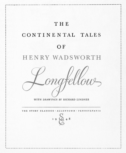 The Continental Tales of Henry Wadsworth Longfellow