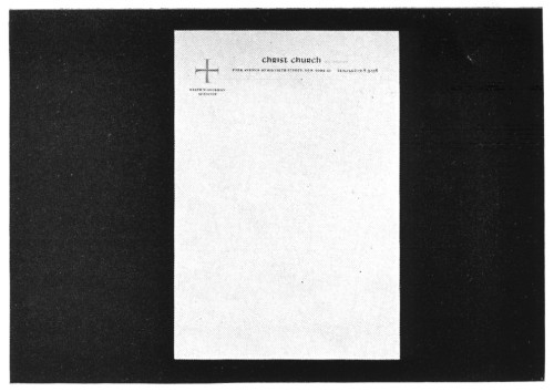 Stationery—Christ Church