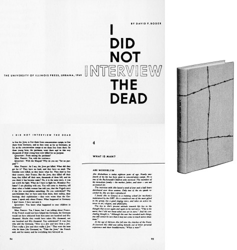 I Did Not Interview the Dead
