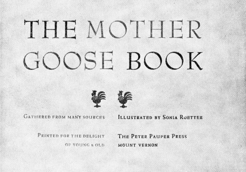 The Mother Goose Book