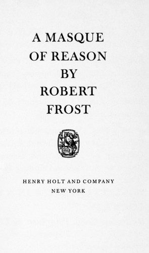 A Masque of Reason