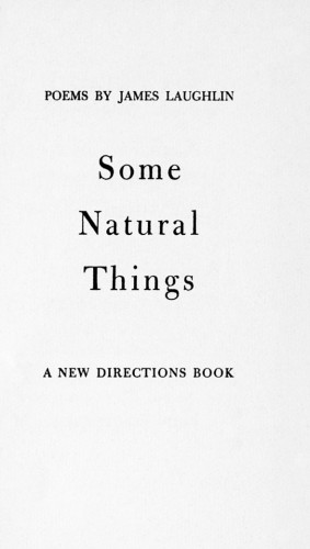 Some Natural Things