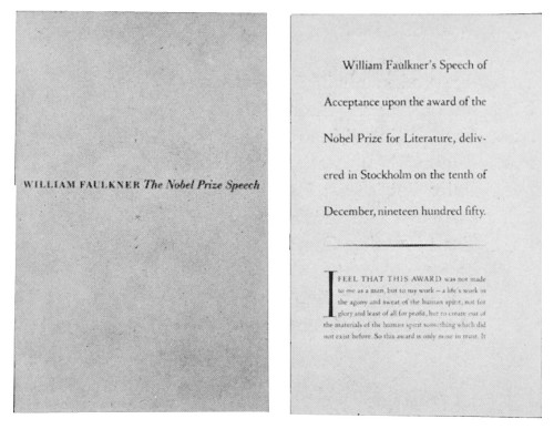 William Faulkner—The Nobel Prize Speech