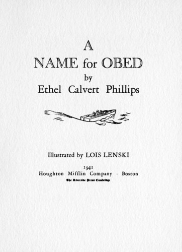 A Name for Obed