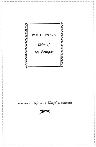 Tales of the Pampas