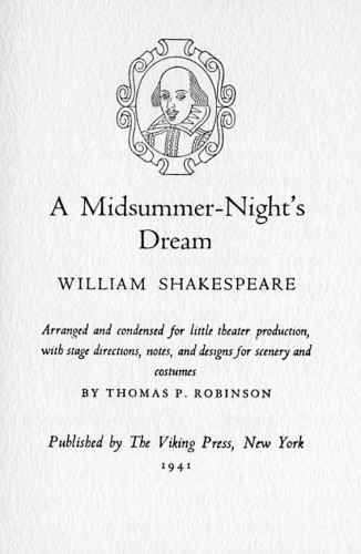 A Midsummer Night’s Dream