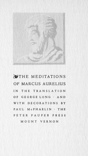 The Meditations of Marcus Aurelius
