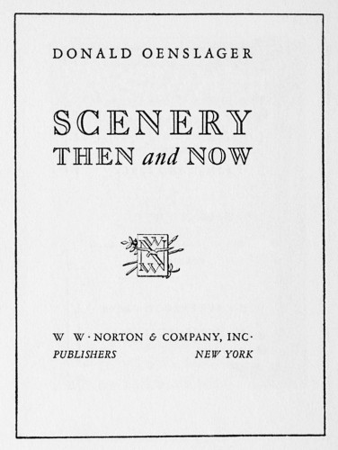 Scenery Then and Now