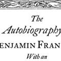 The Autobiography of Benjamin Franklin