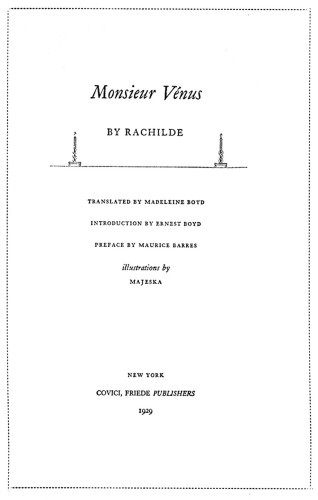 Monsieur Vénus