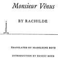 Monsieur Vénus