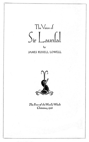 The Vision of Sir Launfal