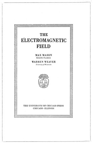 The Electromagnetic Field