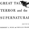 Great Tales of Terror and the Supernatural