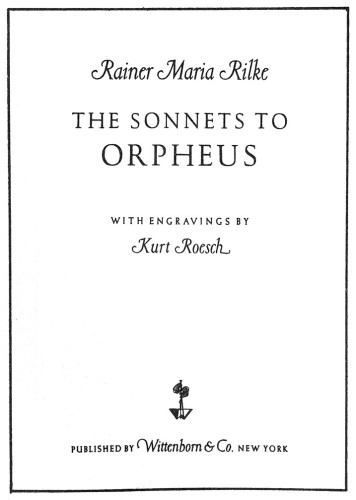 The Sonnets to Orpheus