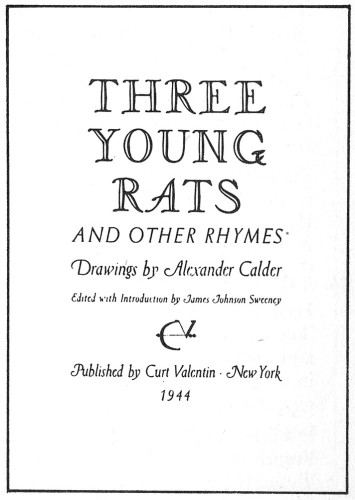 Three Young Rats and Other Rhymes