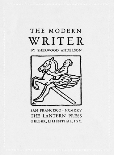 The Modern Writer