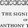 The Significance of Anthony Trollope