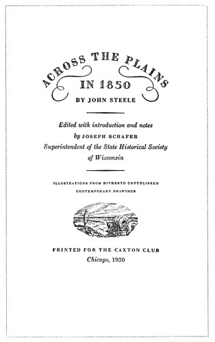 Across the Plains in 1850