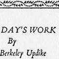 In the Day’s Work