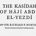 The Kasîdah of Hâjî Abdû El-Yezdî