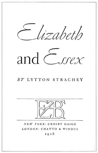 Elizabeth and Essex