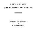 The Persians Are Coming