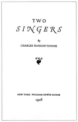 Two Singers