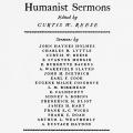 Humanist Sermons