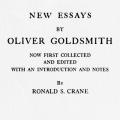 New Essays by Oliver Goldsmith