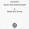 Sonnets from the Portuguese