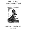 A Boy’s Will